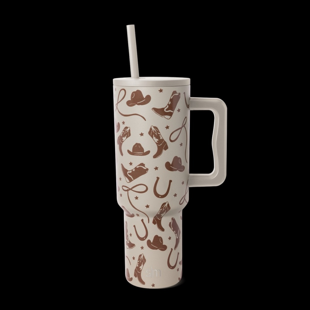 Simple Modern WESTERN MIX 40oz Trek Tumbler NWT